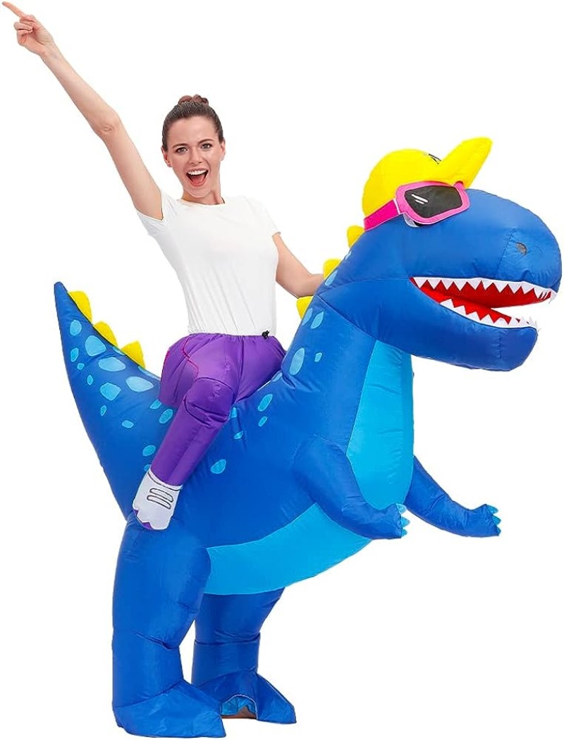 Inflatable Dinosaur Costume Adult - Adult Inflatable Dinosaur Costume Funny Blow