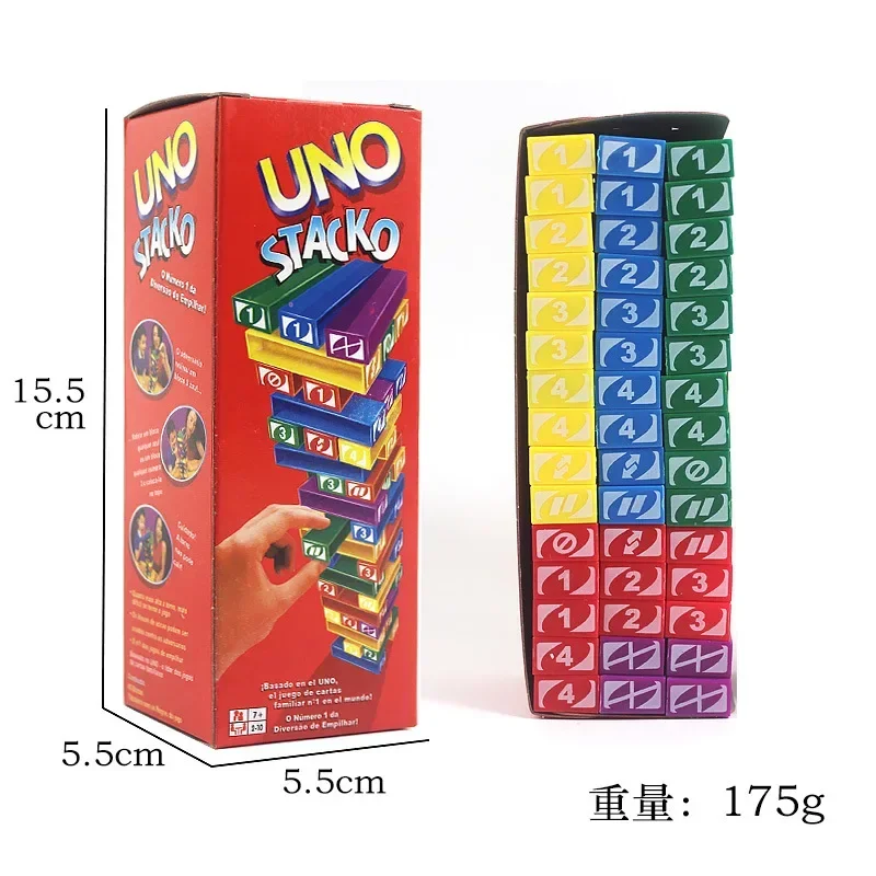 Mattel Stacko UNO Card Board G - огляд і ціна Novelty Gifts