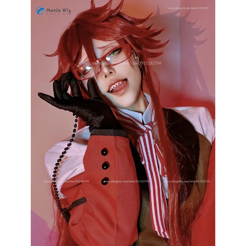z;3,d'5,g\7/Grelle Sutcliff An - огляд і ціна Anime Cosplay Wig Heat Resistant