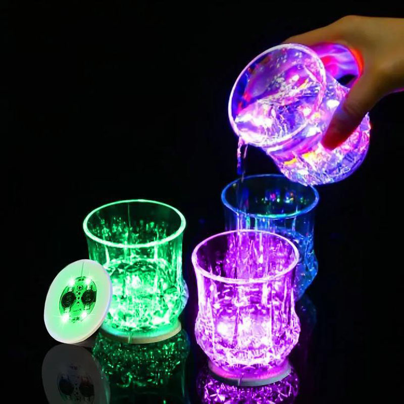 LED Coasters Sticker Night Clu - огляд і ціна Glow In The Dark Party Glasses